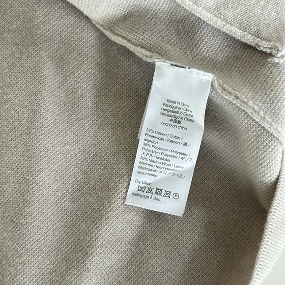 J. Crew Light Grey Color Cecile Cardigan Relaxed Sweater Blazer size Xsmall - Picture 10 of 14